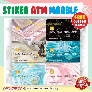 ธีมบัตรหินอ่อน | สติกเกอร์การ์ด Garskin ATM ATM SKIN DEBIT CREDIT EMONEY FLAZZ