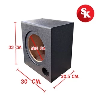 ตู้ลำโพงซับวูฟเฟอร์ 8 นิ้ว [SK-802] ตู้ลำโพงเปล่า จำนวน 1 ใบ (ฟรี!! เเท็ปลำโพง+ท่อลม 2 นิ้ว)