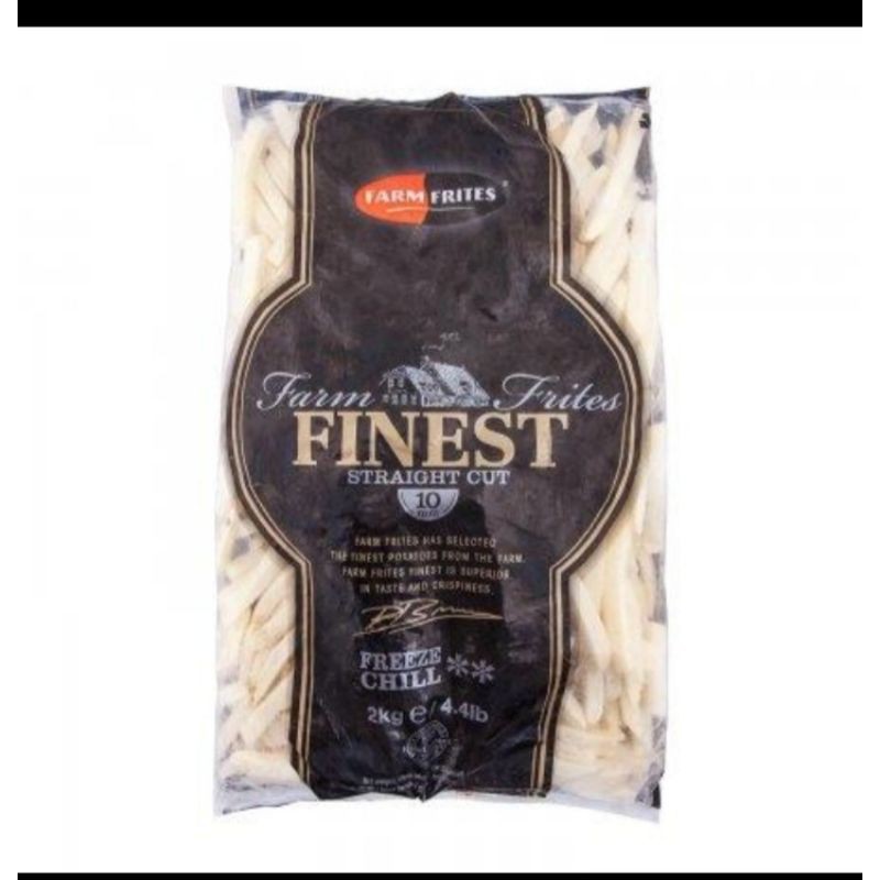 เฟรนฟราย farm frites พรีเมี่ยม 10 มิล 2 กิโลกรัม
