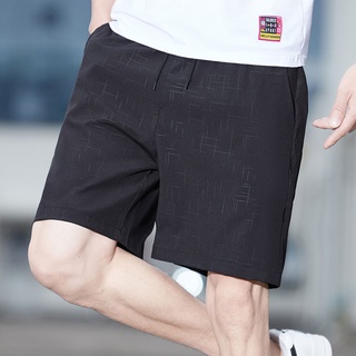 【zipper Pocket】Men Shorts Casual Print Short Pants Men Summer Beach Shorts Elastic waist Drawstring Shorts Mens Clothing