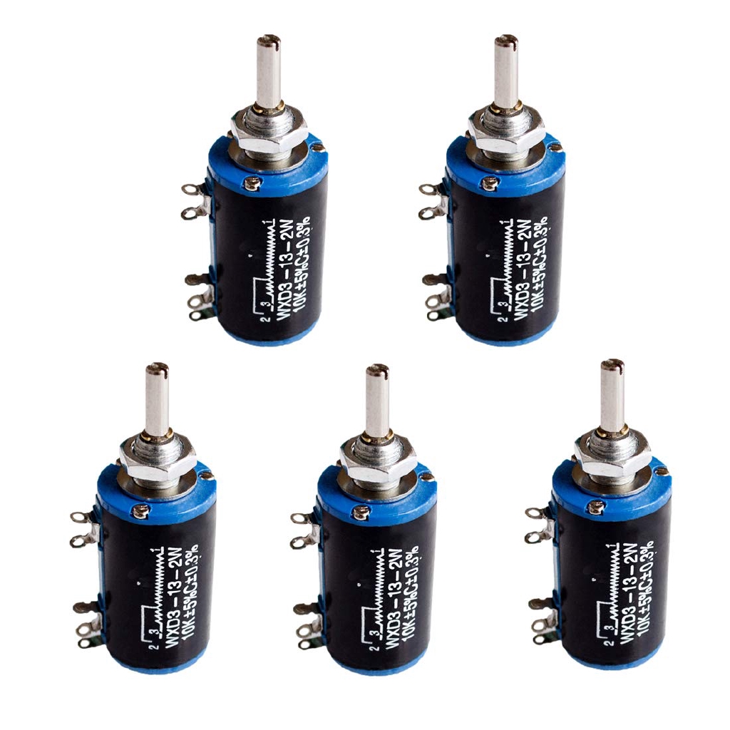 WXD3-13-2W 10K 100/220/470/680 โอห์ม WXD3-13 2W Wirewound Multi-Turn Potentiometer 1K 2.2K 4.7K 5.6K
