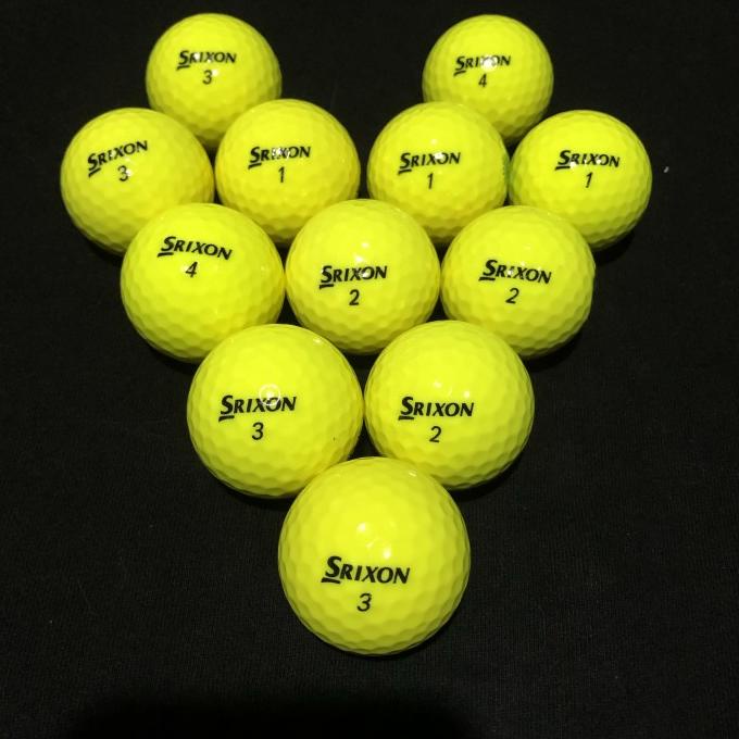 Srixon SOFT FEEL ลูกกอล์ฟซุปเปอร์เกรด A สีเหลือง