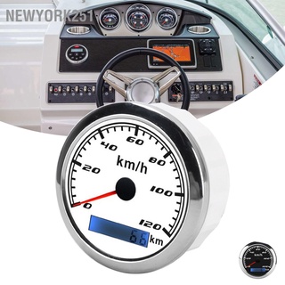 Newyork251 เครื่องวัดความเร็ว Gps 0‐120Km/H 0‐999999Km Ip67 9‐32Vdc สําหรับรถยนต์ รถบรรทุก เรือ