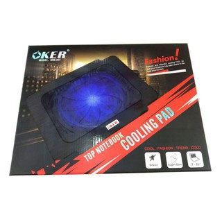 OKer พัดลมโน๊ตบุ๊ค พัดลมรอง โน๊ตบุ๊ค Cooling Notebook รุ่น OKer H -317