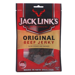 แจ๊คลิงค์เนื้อปรุงรสออริจินัล 50กรัม Jack Link Beef Original flavor 50 g.