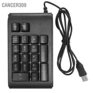 Cancer309 แป้นพิมพ์ตัวเลข 19 คีย์ มีสาย Usb Rgb กันน้ํา แบบพกพา สําหรับโน้ตบุ๊ก แล็ปท็อป คอมพิวเตอร์