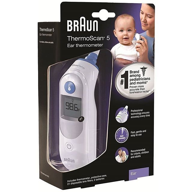 BRAUN ThermoScan5 เทอร์โมมิเตอร์สำหรับวัดไข้ทางหู