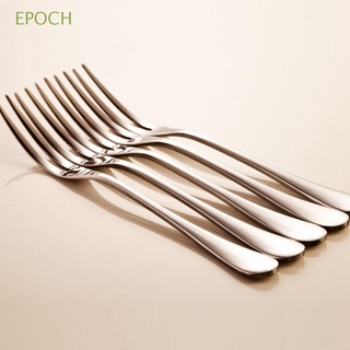 Epoch ส้อมจิ้มผลไม้ เค้ก ขนมขบเคี้ยว แบบพกพา ช้อนส้อม อุปกรณ์ค็อกเทล