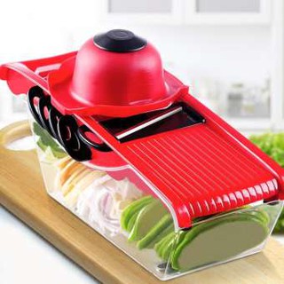 6 in 1 เครื่องหั่นสไลอุปกรณ์ในครัว ซอยหอม เครื่องหั่นผักหอมแ…