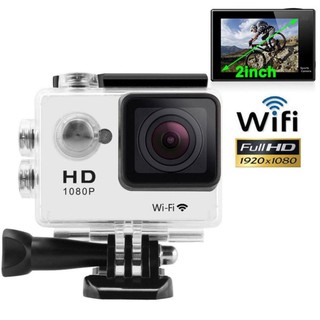 กล้องกันน้ำ/กันกระแทก (Action Camera)1080p WiFi Sports Action Camera กันน้ำได้ลึก 30 เมตร