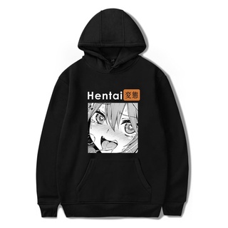 เสื้อกันหนาว มีฮู้ด พิมพ์ลายโลโก้ Hentai 2020 สําหรับผู้ชาย