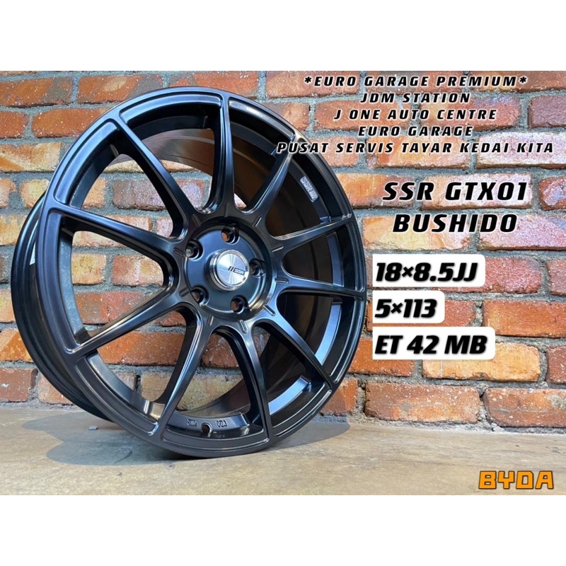 Ssr GTX01 18INC ACCORD CIVIC FC FD FB INSPIRA LANCER ESTIMA CAMRY HRV GOLF PASSAT JETTA W176 PREVE S