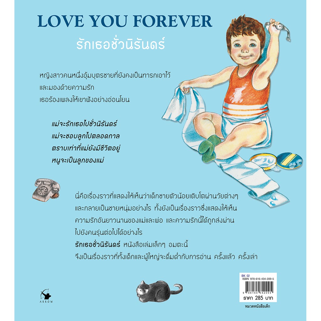 หนังสือเด็ก รักเธอชั่วนิรันดร์ LOVE YOU ROREVER หนูจะโตขึ้นเป็นสิ่งมหัศจรรย์ The Wonderful Things You Will Be (ปกแข็ง)