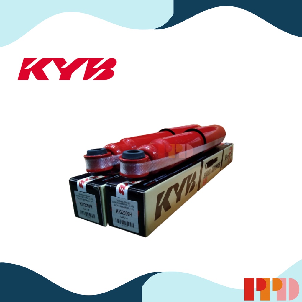 KYB โช้คอัพคู่หลัง Super red สำหรับ ISUZU D-MAX 2WD 2002-2011 รหัสอะไหล่แท้ 8-97940845-4 (รหัสสินค้า KIG2009H)