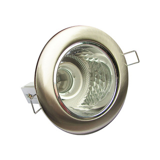 🔥แนะนำ!! LUZINA โคมไฟดาวน์ไลท์ หน้ากลม D-BRITE รุ่น P2502-SN ขนาด 2.5 นิ้ว สีเงิน Lamp Shades