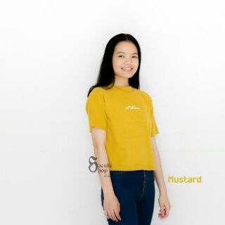 MY SOUL Turtleneck Crop (Mustard)