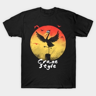 CRANE STYLE Printed t shirt unisex 100% cotton