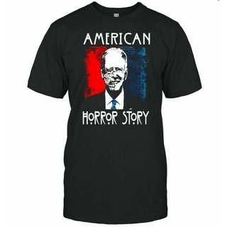 เสื้อยืดผ้าฝ้ายพิมพ์ลายแฟชั่นเสื้อยืด พิมพ์ลาย Joe Biden Story Hoween ตลก สไตล์ฮาโลวีน สําหรับผู้ชาย