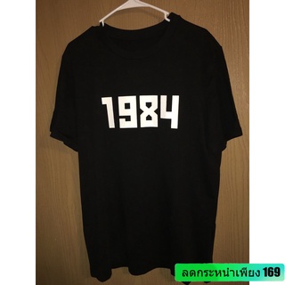 【 】Gosha Rubchinskiy 1984 ผ้าฝ้าย OITY4123TR เสื้อยืด สีดํา สีขาว สําหรับผู้ชาย FW32W16E18363