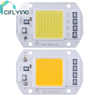 Ciflying ชิปไดโอด 50W AC 220V COB LED พลังงานสูง สําหรับไฟสปอตไลท์ ค้นหา