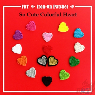 ☸ Iron-on Patch：Mini Colorful Heart Series 01 ☸ 1Pc Diy Colorful Mini Love Sew on Iron on Badges Patches