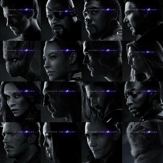 Marvel -  Avengers Endgame Avenge The Fallen Posters character posters " Turned to dust "