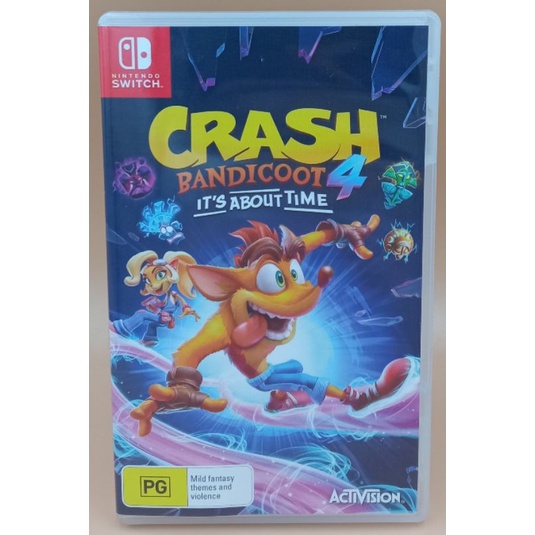 (มือสอง) มือ2 เกม Nintendo Switch : Crash Bandicoot 4 It's About Time สภาพดี #Nintendo Switch #game