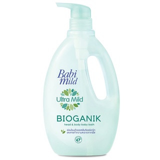 Free Delivery Babi Mild Ultra Mild Bioganik Head and Body Baby Bath 850ml. Cash on delivery