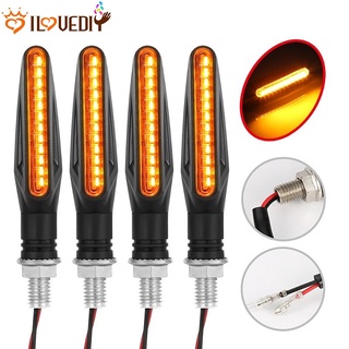 [ขายดี] หลอดไฟเลี้ยว Led 12V สว่างมาก สําหรับรถจักรยานยนต์ 2 ชิ้น