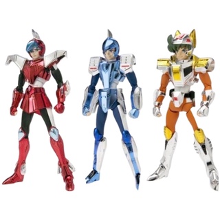 [ของแท้ แบ่งจ่ายสบายๆ 0%] BANDAI Saint Seiya Cloth Myth Sky Cloth, Steel Cloth and Land Cloth Action Figure (Set of 3)