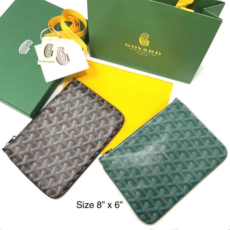 ‼️สอบถามstockก่อนกดสั่งนะคะ Goyard Pouch 8x6” o-case กระเป๋า โกยาด / กอยาร์ด ของแท้ ส่งฟรี EMS ทั้งร้าน
