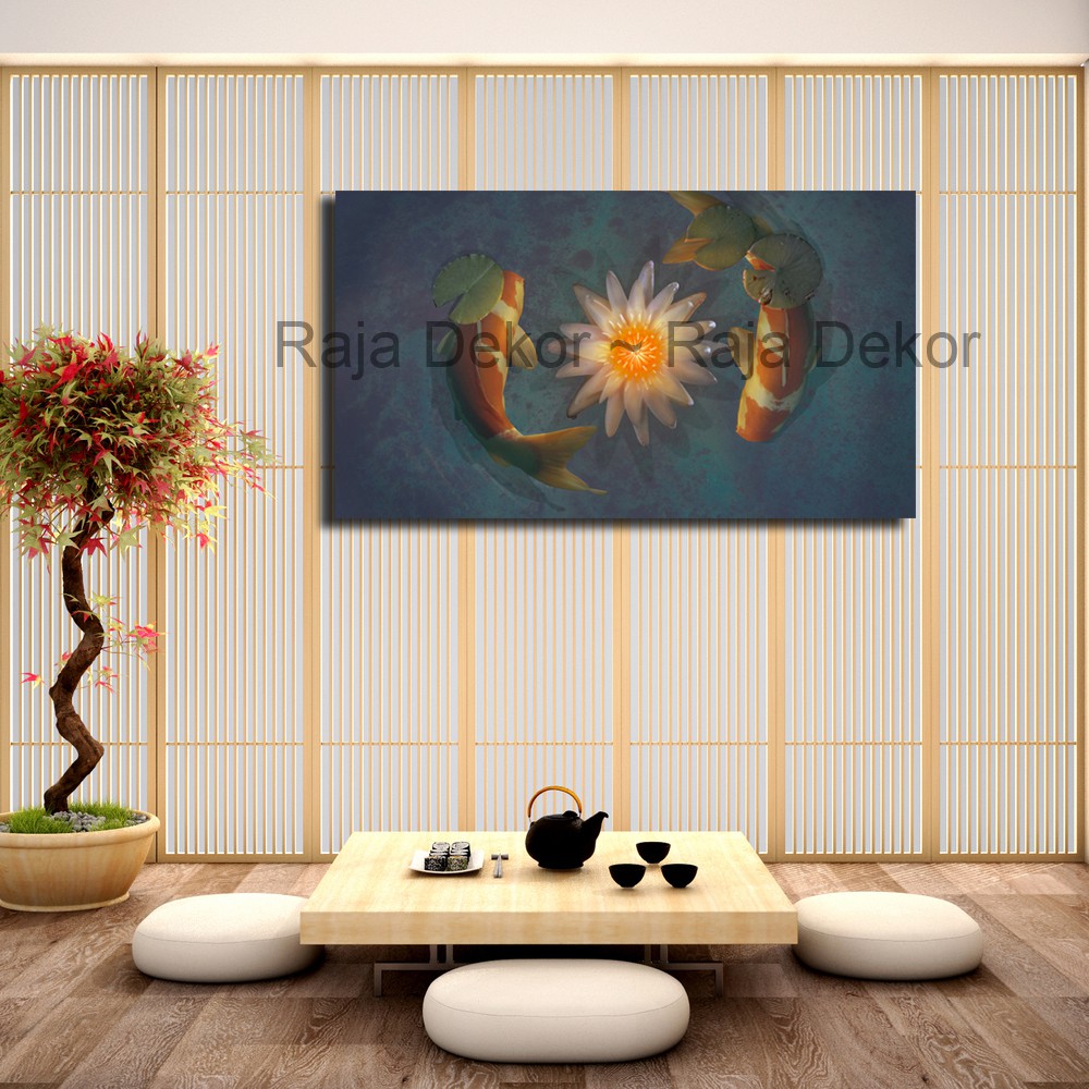 KOI HOUSE WALL DECORTATION ขนาด 30X45 ซม