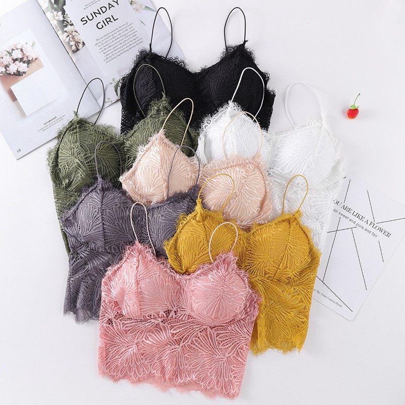 Lookmebra_SHOP (N209) เสื้อทับ สายเดี่ยว ลูกไม้