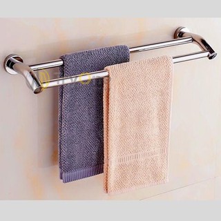 ราววางผ้าขนหนูแบบสองชั้น สเตนเลส towel Rack ,bathroom Shelves, Stainless Steel TSH-0044