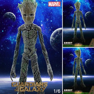 Figma ฟิกม่า Empire Toys Marvel Avengers อเวนเจอร์ Guardians of the Galaxy รวมพันธุ์นักสู้พิทักษ์จักรวาล Groot กรู๊ท 1/6