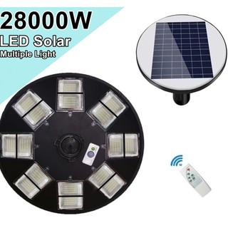 โคมไฟโซล่าเซล UFO MP 16ช่อง LED 23000W - 28000W ไฟถนน Spotlight ไฟโซลาร์เซลล์ สปอร์ตไลท์ Solar Cell สปอตไลท์ SOLAR LIGHT