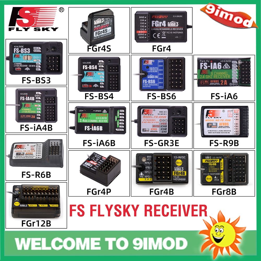 อุปกรณ์รับสัญญาณ FS-BS6 Flysky FGR4S FGR4P FGR4B FS-GR3E FS-R6B FS-iA6 FS-iA6B FS-BS6 FS-R9B สําหรับ