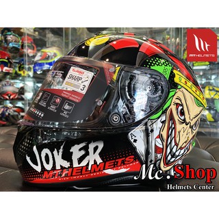 หมวกกันน็อค MT TARGO JOKER - GLOSS BLACK