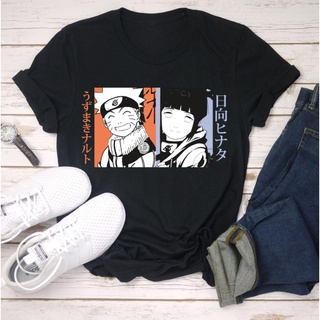 เสื้อยืด พิมพ์ลายอนิเมะ Naruto And Hinata Friends คุณภาพสูง เหมาะกับของขวัญ สไตล์ญี่ปุ่น