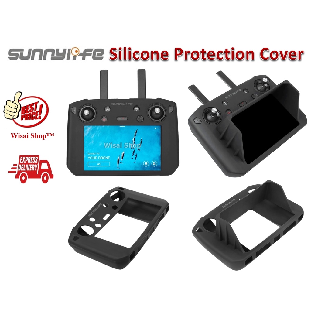 SunnyLif ซิลิโคนกันรอย Screen Silicone Protection Cover สำหรับรีโมท DJI Smart Controller