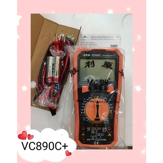 มัลติมิเตอร์ VICTOR VC890C+ True RMS  สินค้ามีสต็อก พร้อมส่ง