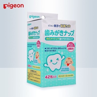 Pigeon Baby Tooth Wipes 42 ชิ้น