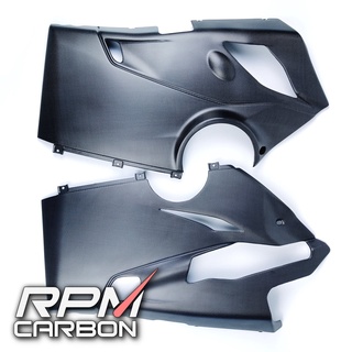 Ducati Panigale V4 Carbon Fiber Lower Side Fairings Belly Pan Akrapovic Version