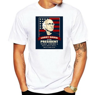 เสื้อยืดผ้าฝ้ายพิมพ์ลายแฟชั่น เสื้อยืด พิมพ์ลาย Larry David สําหรับผู้ชาย