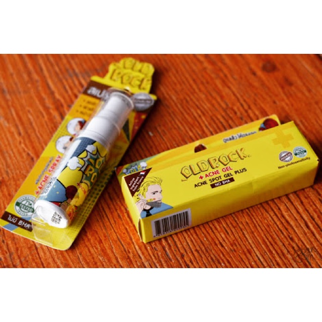 สเปรย์ลดสิว Oldrock 50 กรัม ฉีดปุ๊บ ยุบปั๊บ