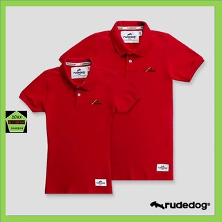 Rudedog เสื้อโปโล ชาย หญิง รุ่น Flashing สีแดง