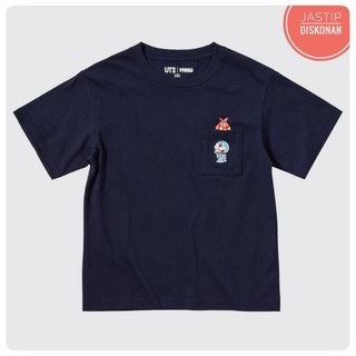 แขนสั้นcrew neckเสื้อยืดเด็ก UNIQL0 UT DORAEMON - BNWT-JasTipS-XXXXL