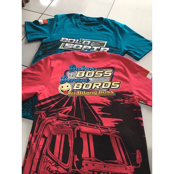 เสื้อยืด DRIVER INDONESIA BOLO DRIVER เสื้อยืดผู้ชายและผู้หญิงดั้งเดิม วัสดุผ้าฝ้ายหวี 24s