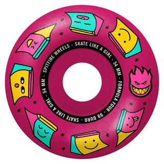 ล้อสเก็ตบอร์ด  SPITFIRE F4 99 SKATE LIKE A GIRL PINK 54mm