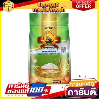 ✨Sale✨ [ส่งฟรี] พญาไอยรา ข้าวเหนียวนาปี กข.6 ขนาด 5KG Premium Quality  เกรดส่งออก 🔥แนะนำ🔥